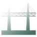 ikona stalowa konstrukcja mostu